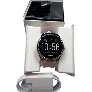 Fossil Smartwatch with Rose Gold and pink